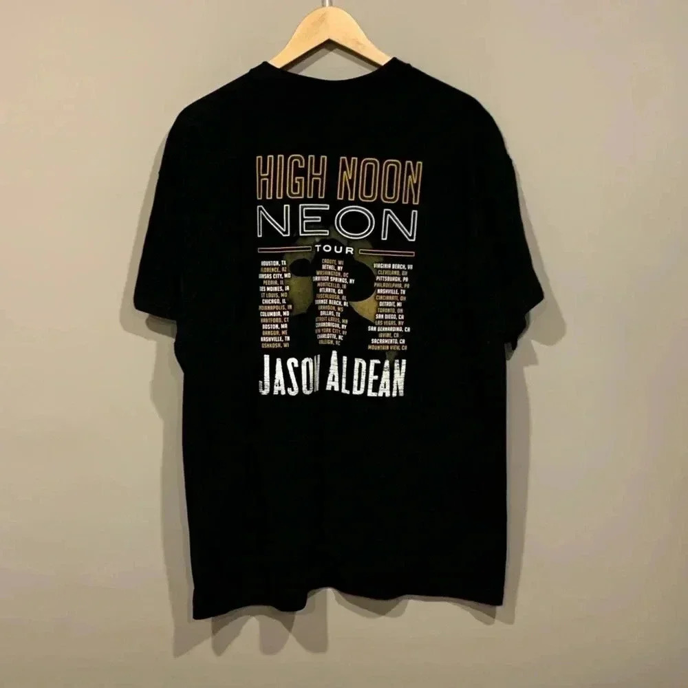 Jason Aldean  High Noon Neon Tour Concert T-Shirt - Picture 2 of 4